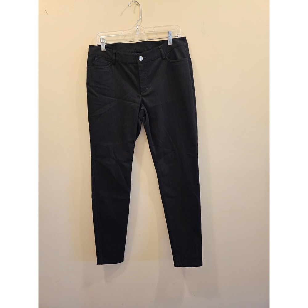 Doncaster Collection Skinny Jeans Womens 10M Black M284PT04 Stretch NWT